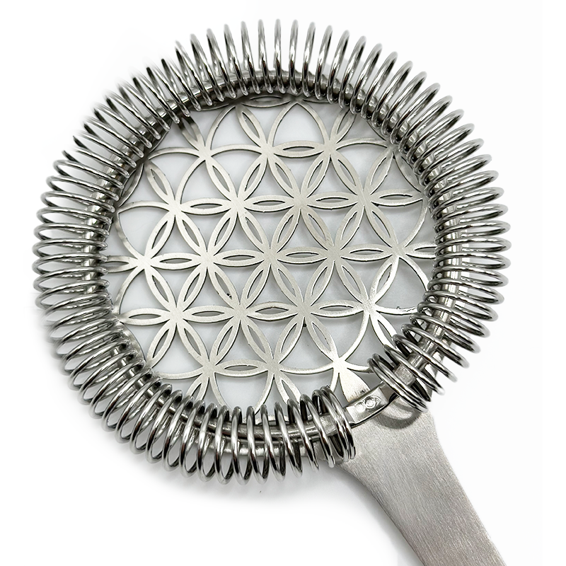 Cocktail Strainer Flower Style Hawthorne | Stainless Steel Exclusive Bar Tools image 2
