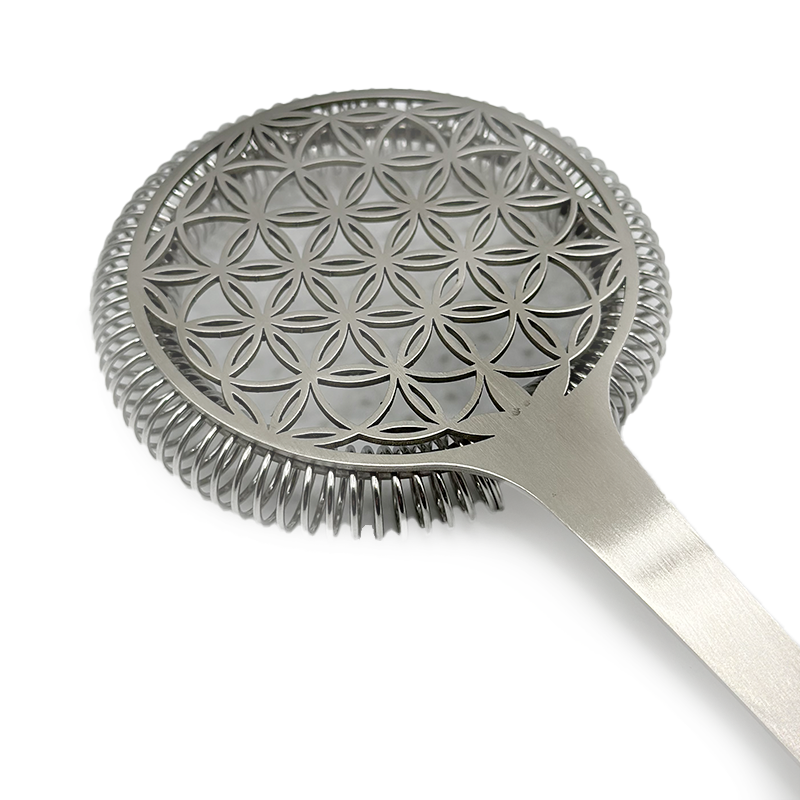 Cocktail Strainer Flower Style Hawthorne | Stainless Steel Exclusive Bar Tools image 1