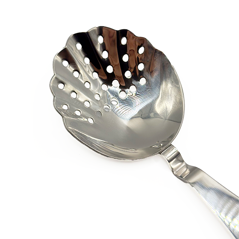 Vintage Julep Cocktail Strainer Shell Shape Bar Tools image 2
