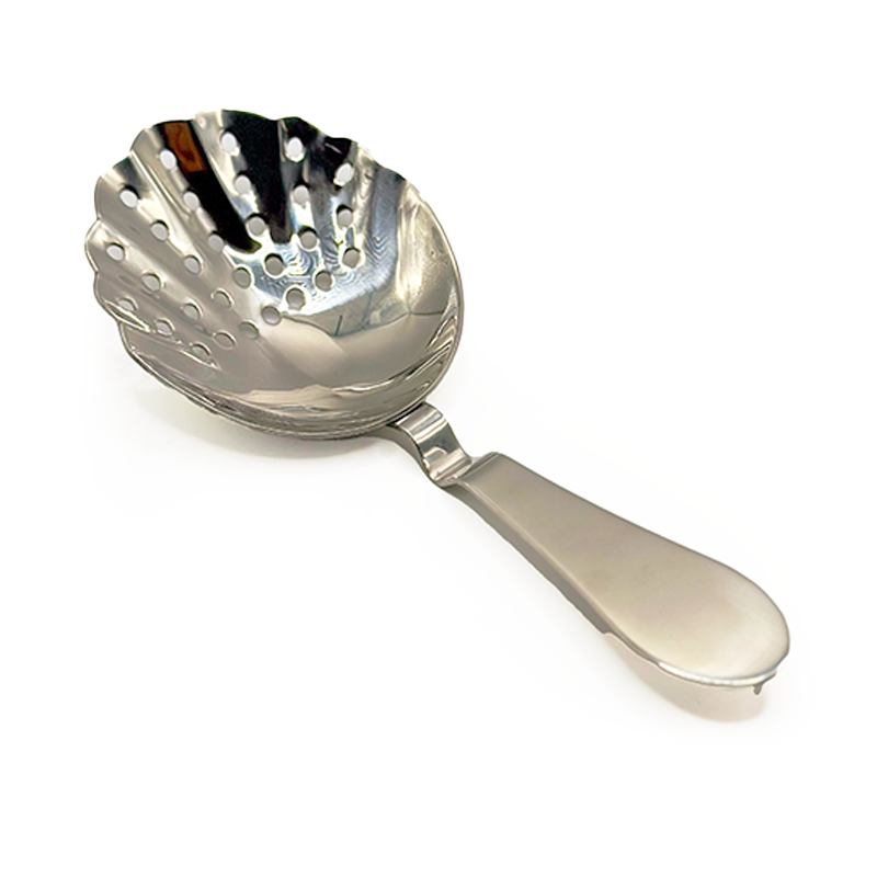 Vintage Julep Cocktail Strainer Shell Shape Bar Tools image 0