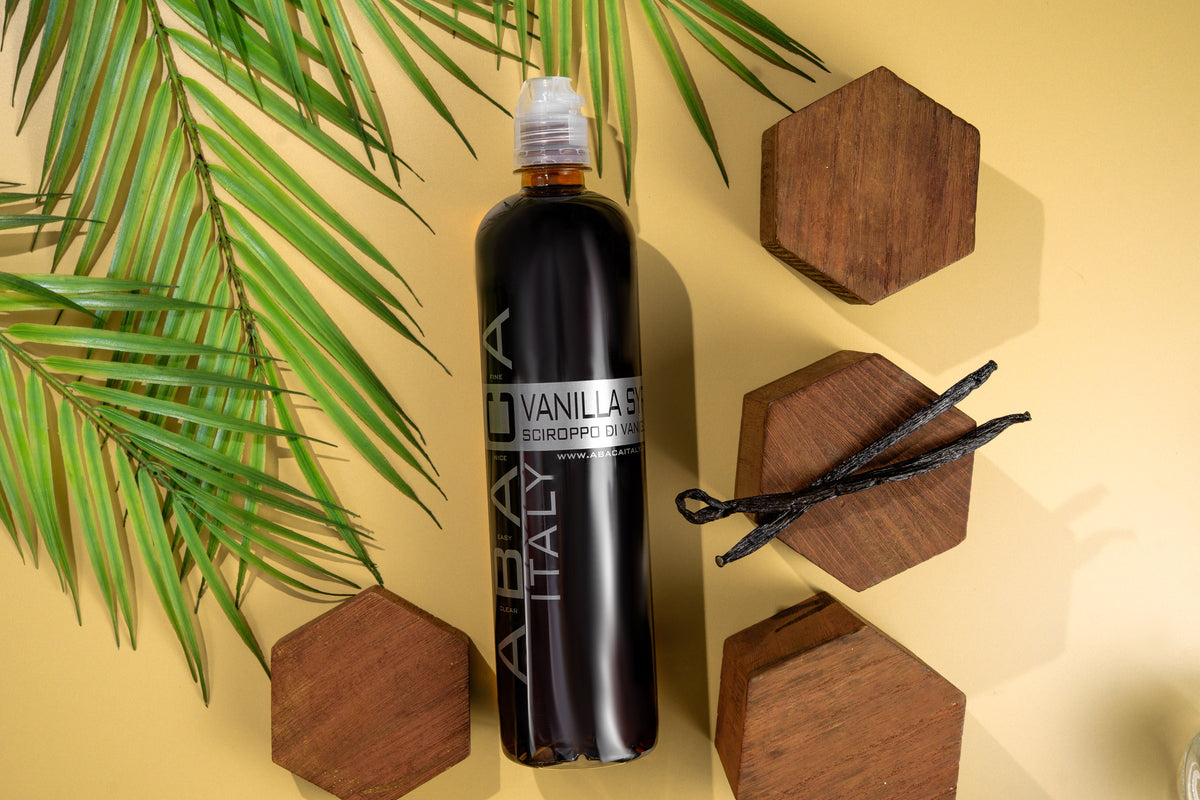 ABACA Vanilla Syrup ready for cocktail and hospitality service