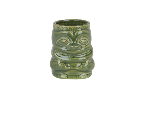 Ceramic Tiki Mug With Handle 425ml - Sea Green image 0