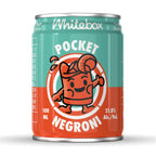 WHITEBOX COCKTAILS Single Serve Classic Pocket Negroni - Case of 12 Cocktail Can | Classic Full Strength Negroni Cocktail | Pre-mixed Cocktails Ready To Drink 12x100ml