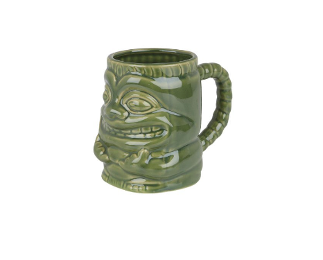 Ceramic Tiki Mug With Handle 425ml - Sea Green image 1