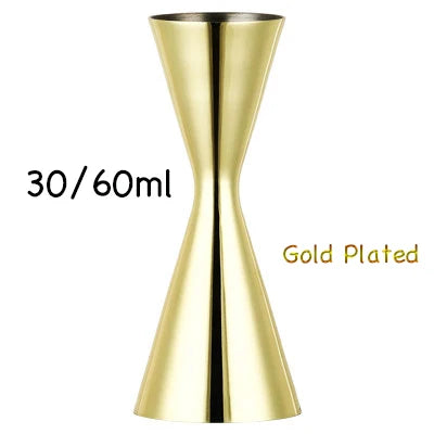 Bar Tools Express Integrated Stainless Steel Double Cocktail Jigger with Etched Measurements