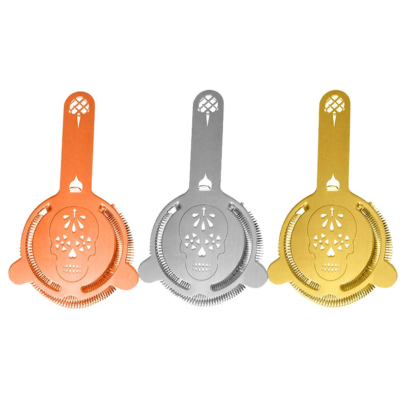 Cocktail Bar Strainer Skull Strainer Stainless Steel