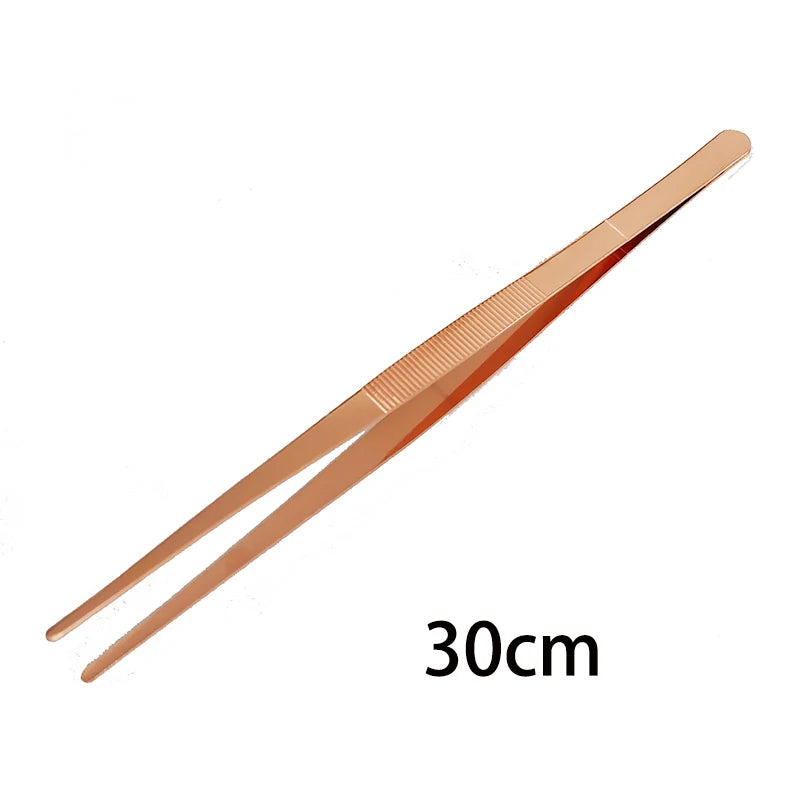 Stainless Steel Tweezer Tongs Tool Copper/Gold Plated