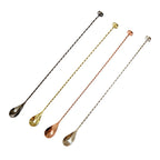 Bar Tools Express Copper-Plated Stainless Steel Muddler Bar Spoon – 30cm / 40cm