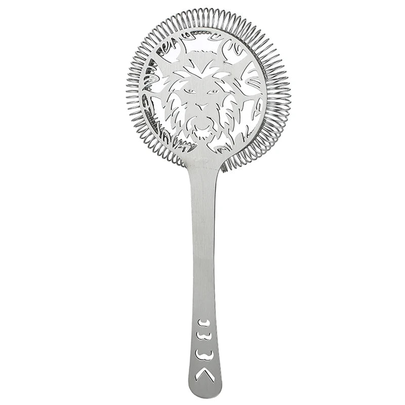Creative Lion Shape Cocktail Strainer Hawthorne Strainer Stainless Steel