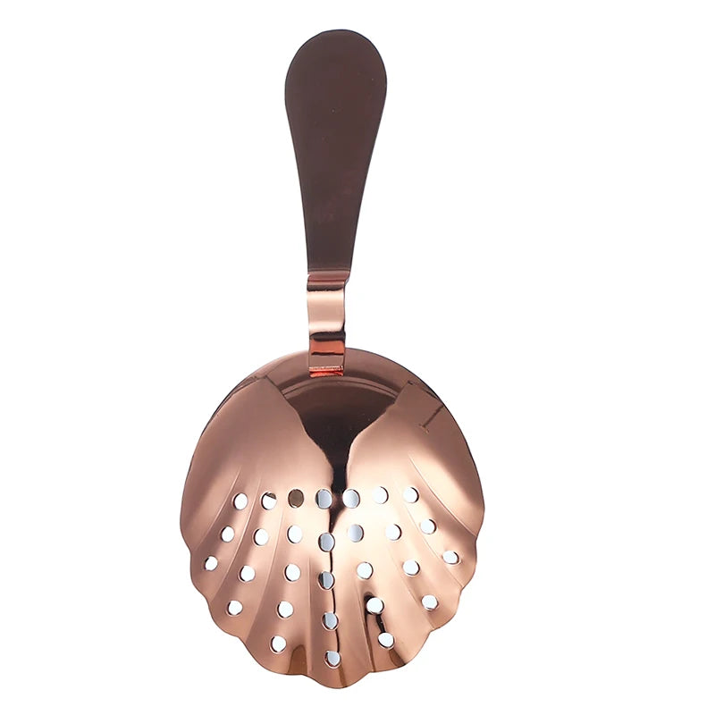 Vintage Julep Cocktail Strainer Shell Shape Strainer