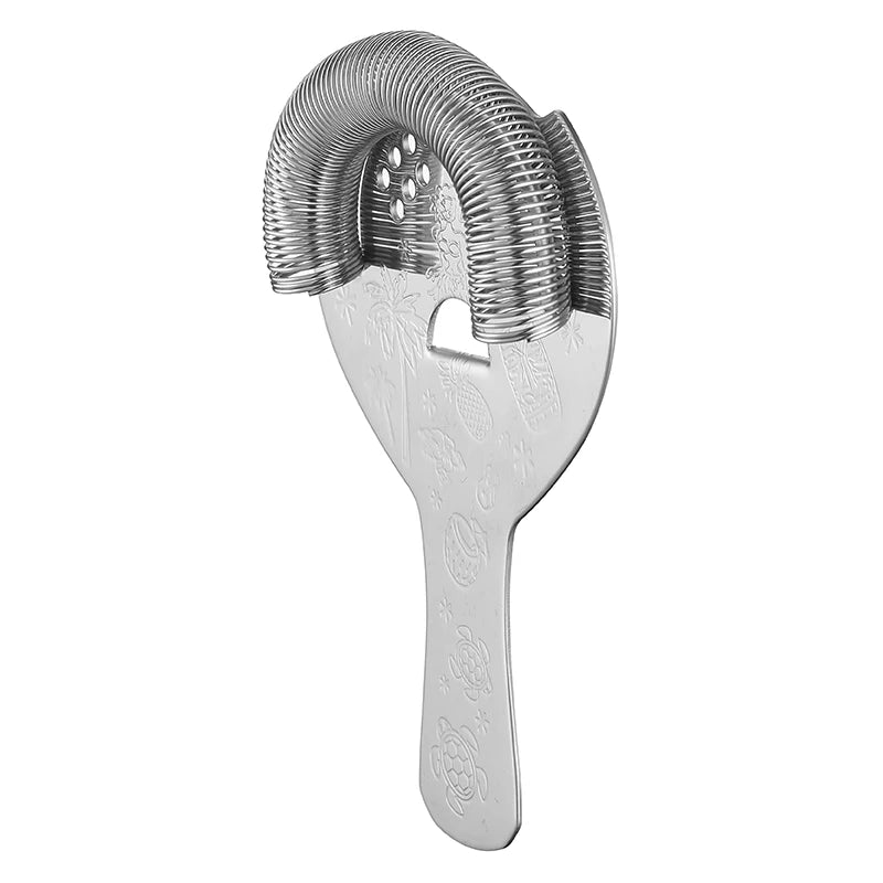 Hawthorne Cocktail Strainer 4 Different Surface Finish Stainless Steel