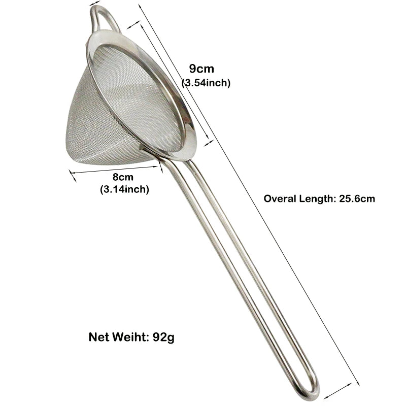 Fine Mesh Cocktail Strainer (Cone Shape)