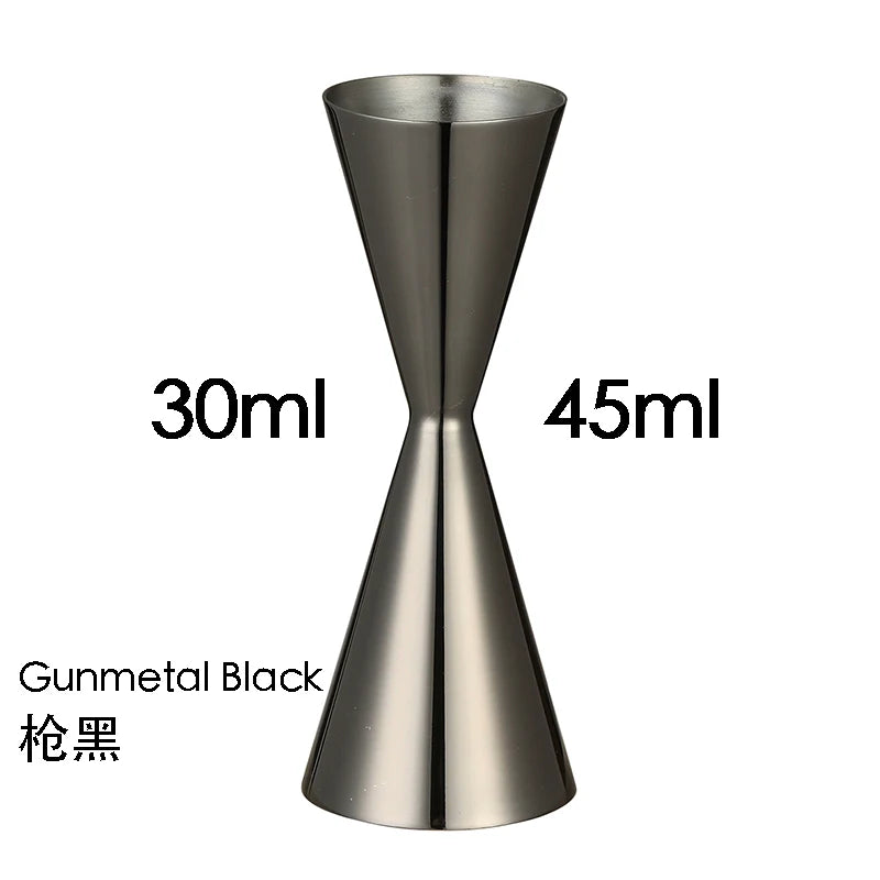 Bar Tools Express Integrated Stainless Steel Double Cocktail Jigger with Etched Measurements