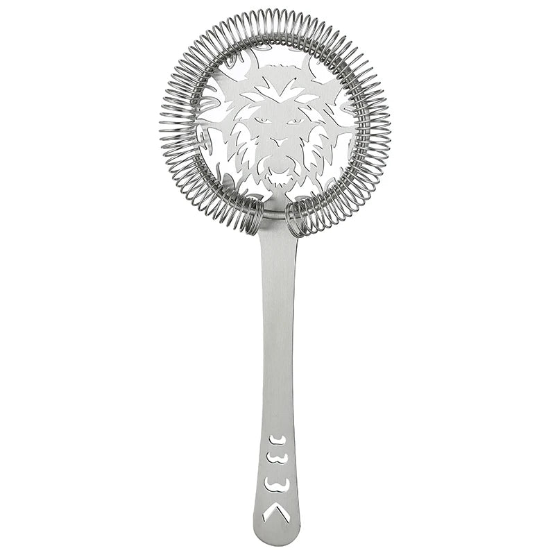 Creative Lion Shape Cocktail Strainer Hawthorne Strainer Stainless Steel