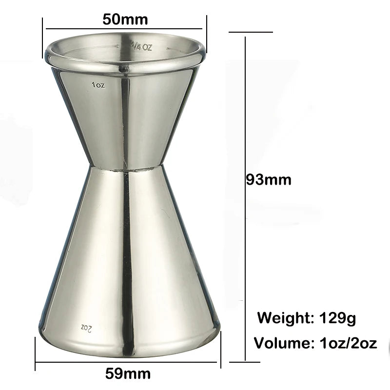 Cocktail Jigger Double Wall 1OZ/2OZ