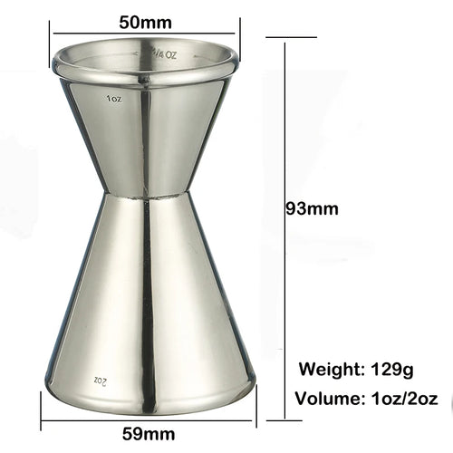 Cocktail Jigger Double Wall 1OZ/2OZ