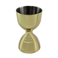 Bar Bell Jigger Gold Plated Cocktail Jigger 25ml/50ml Measuring Jigger image 0