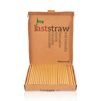 the Last Straw - 100% Biodegradable Paper Drinking Straws (100 Pack)(Plain)