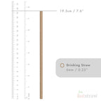 the Last Straw - 100% Biodegradable Paper Drinking Straws (150 Pack)(Rainbow)